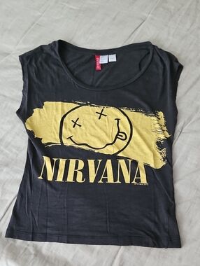 Nirvana Black Tank Top